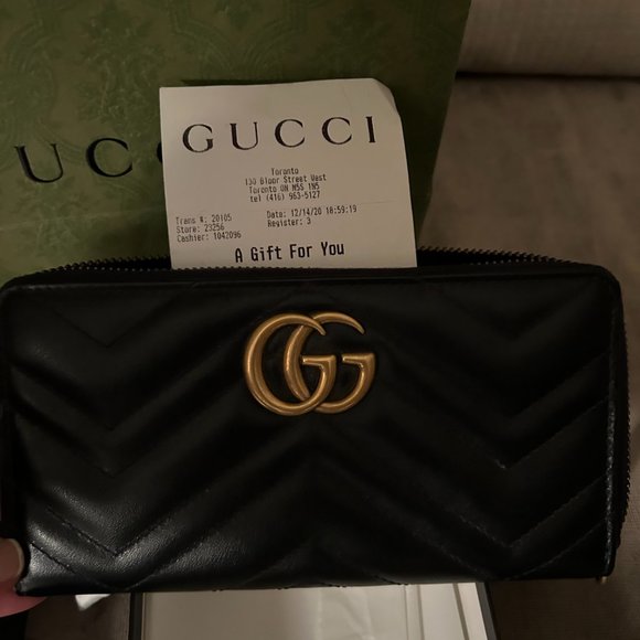 Gucci GG Marmont Zip Around Wallet - Picture 2 of 5
